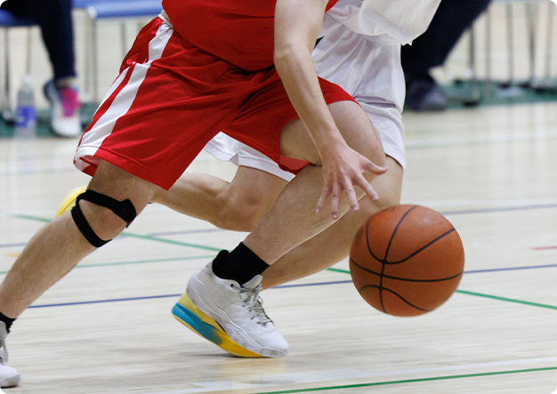 バスケットボール試合の様子