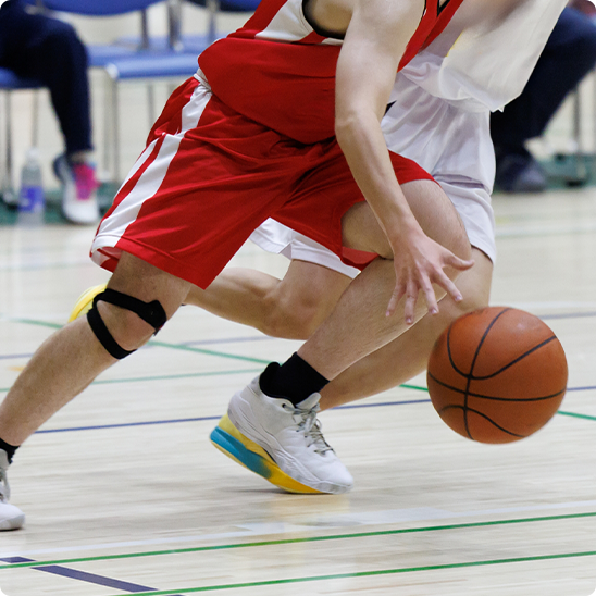 バスケットボール試合の様子